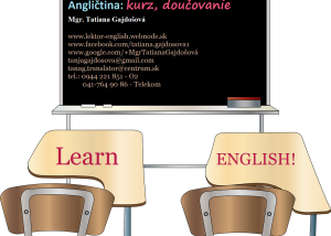 Angličtina - kurz, doučovanie