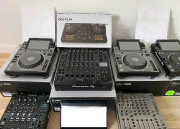unboxindisplayPioneerDJMV10Pioneercdj3000playersPioneerddjflx4packedupdisplay