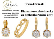 Diamantové zlaté šperky Korai