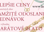 Prekrásne zlaté šperky zo 14 karátového zlata Korai